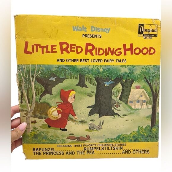VINTAGE RARE WALT DISNEY LITTLE RED RIDING HOOD & OTHER FAIRY TALES LP - Picture 2 of 9